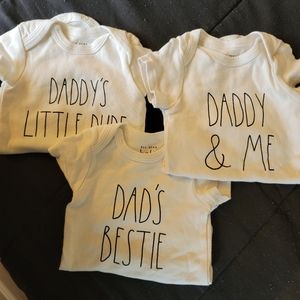 RaeDunn Boy 3-6 Month Onsies